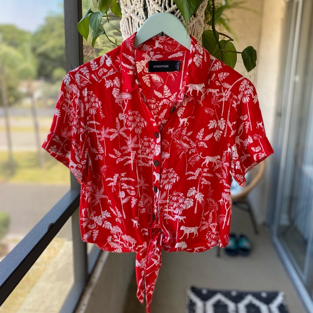 Button down jungle shirt